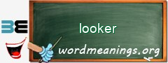 WordMeaning blackboard for looker